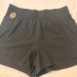 Avia Black Athletic Shorts Lightweight Elastic Waist